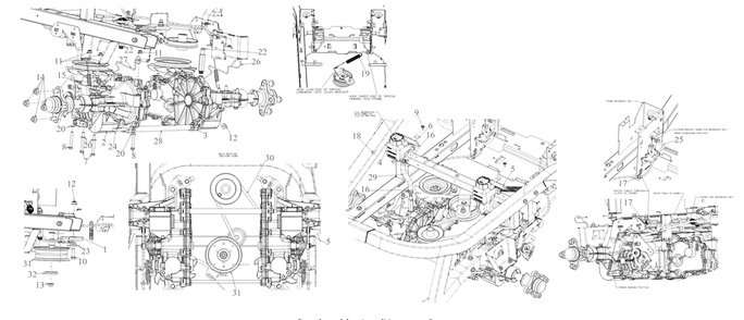 Drive 2 Diagram and Parts List for ZT2-60KW (17AIEAC5010)(2021) Cub Cadet Lawn Tractor
